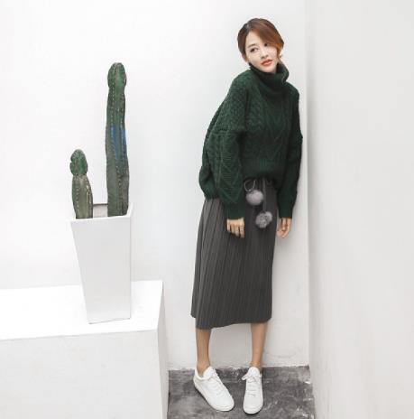 胖女生穿什麼打底衫顯瘦好看各種毛衣針織衫款式圖片欣賞