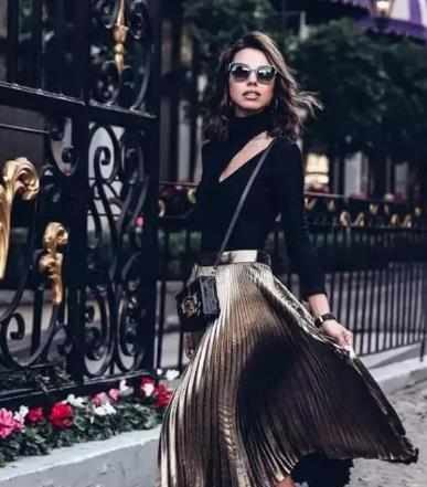 百褶裙搭配什麼上衣暖春的美好從裙擺開始