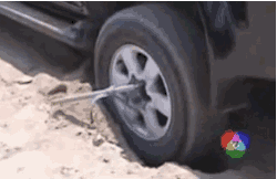 車輪陷泥坑打滑的解决妙招